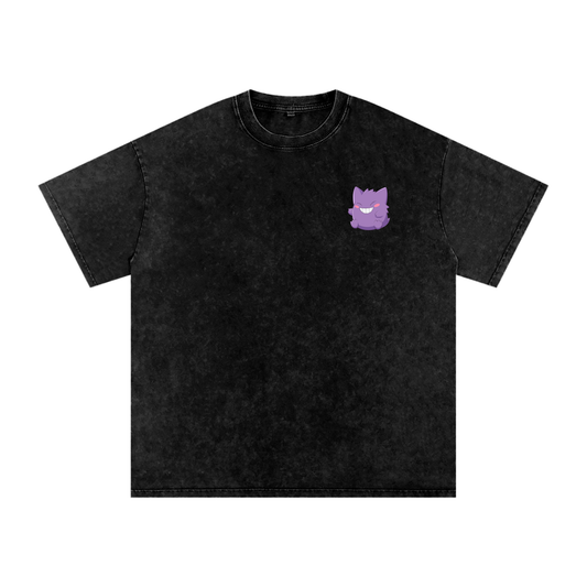 Purple Ghost Oversized Tee